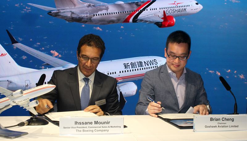 Goshawk Aviation places first direct orders with Airbus and Boeing