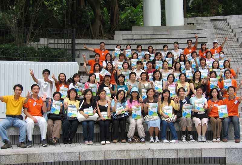 reen Kindergarten Network featured training workshop for teachers in public park (Chinese version only)