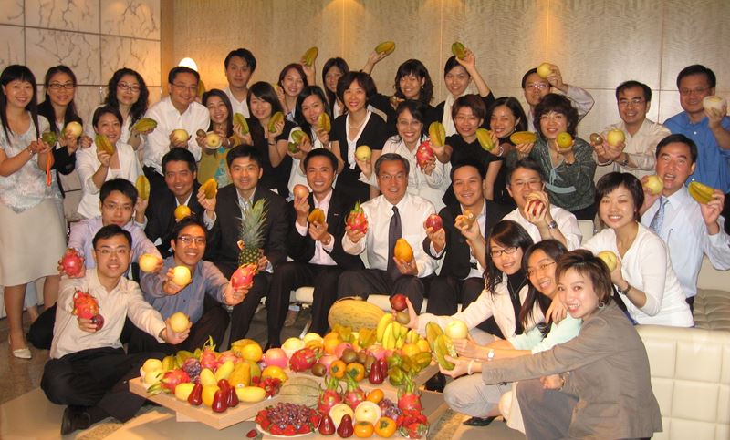 The launching of "Fruit for Care" to promote health consciousness